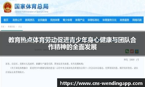 教育热点体育劳动促进青少年身心健康与团队合作精神的全面发展